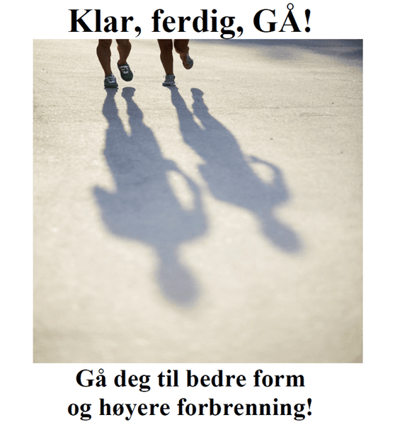 Bilde av Klar ferdig GÅ deg i form